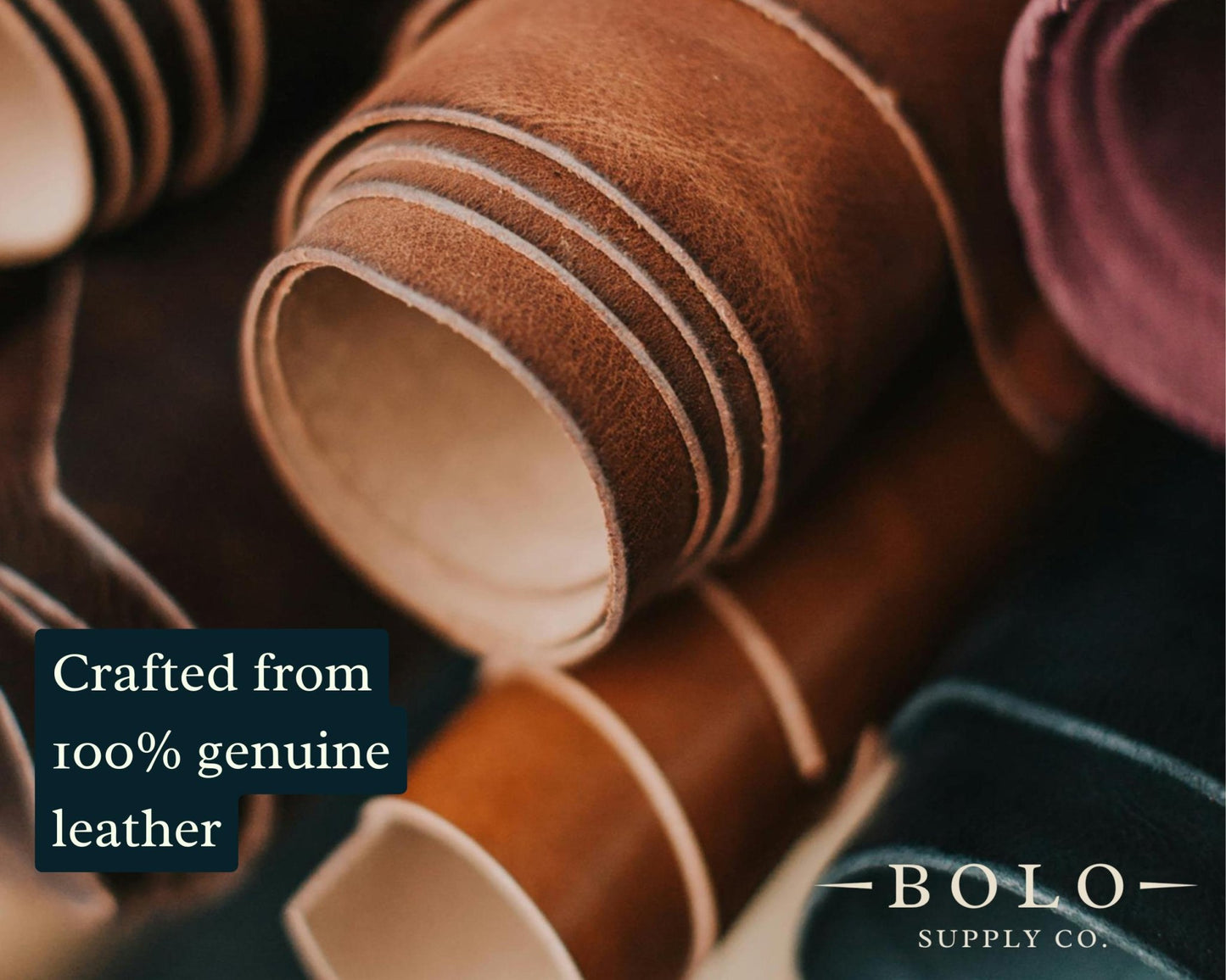 4mm Top Grain Braided Leather Cord - Bolo Supply Co.