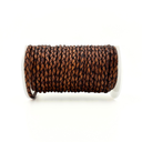 3mm Leather Cord - Braided