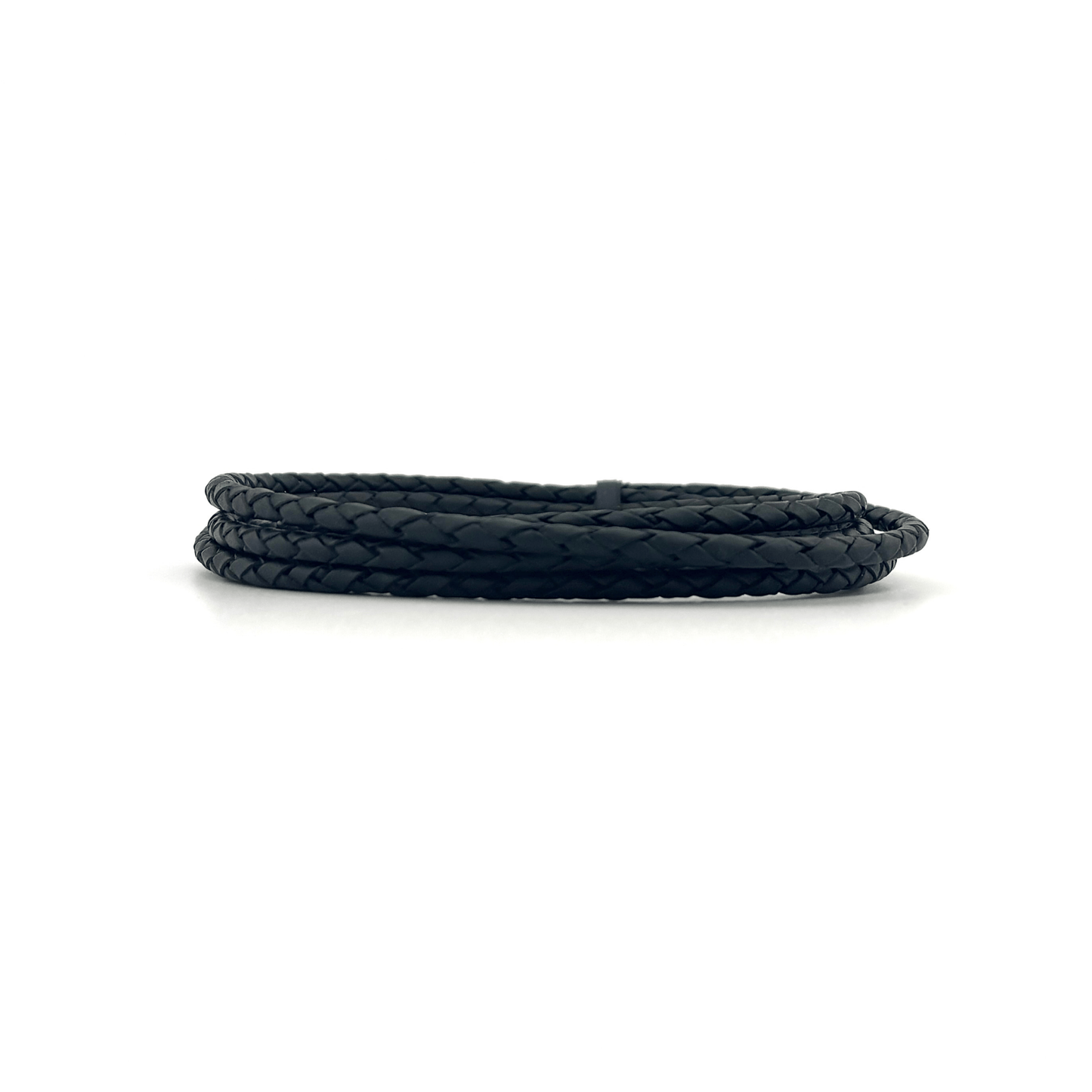 5mm Top Grain Braided Leather Cord - Bolo Supply Co.