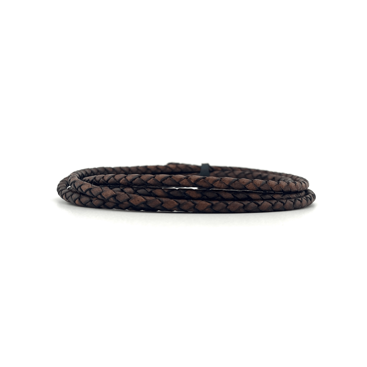 5mm Top Grain Braided Leather Cord - Bolo Supply Co.