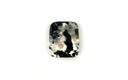 Mixed buffalo turquoise cabochon showcasing unique veining, measuring 30mm x 25mm.