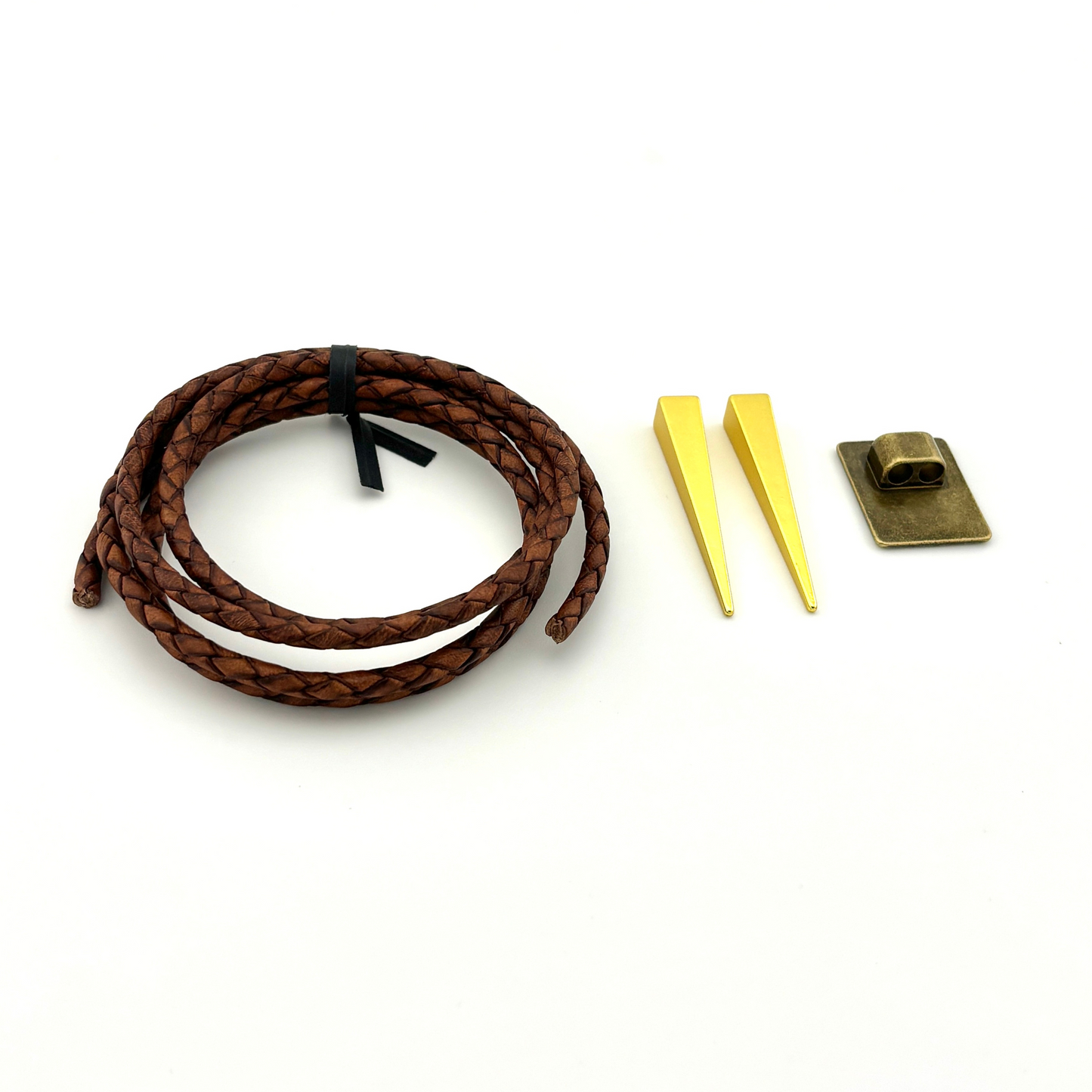 DIY Single Bolo Tie Kit - Turn Any Flat Object Into A Bolo Tie