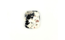White Buffalo Turquoise Cabochon (30mm x 25mm) showcasing natural veining and smooth polish.
