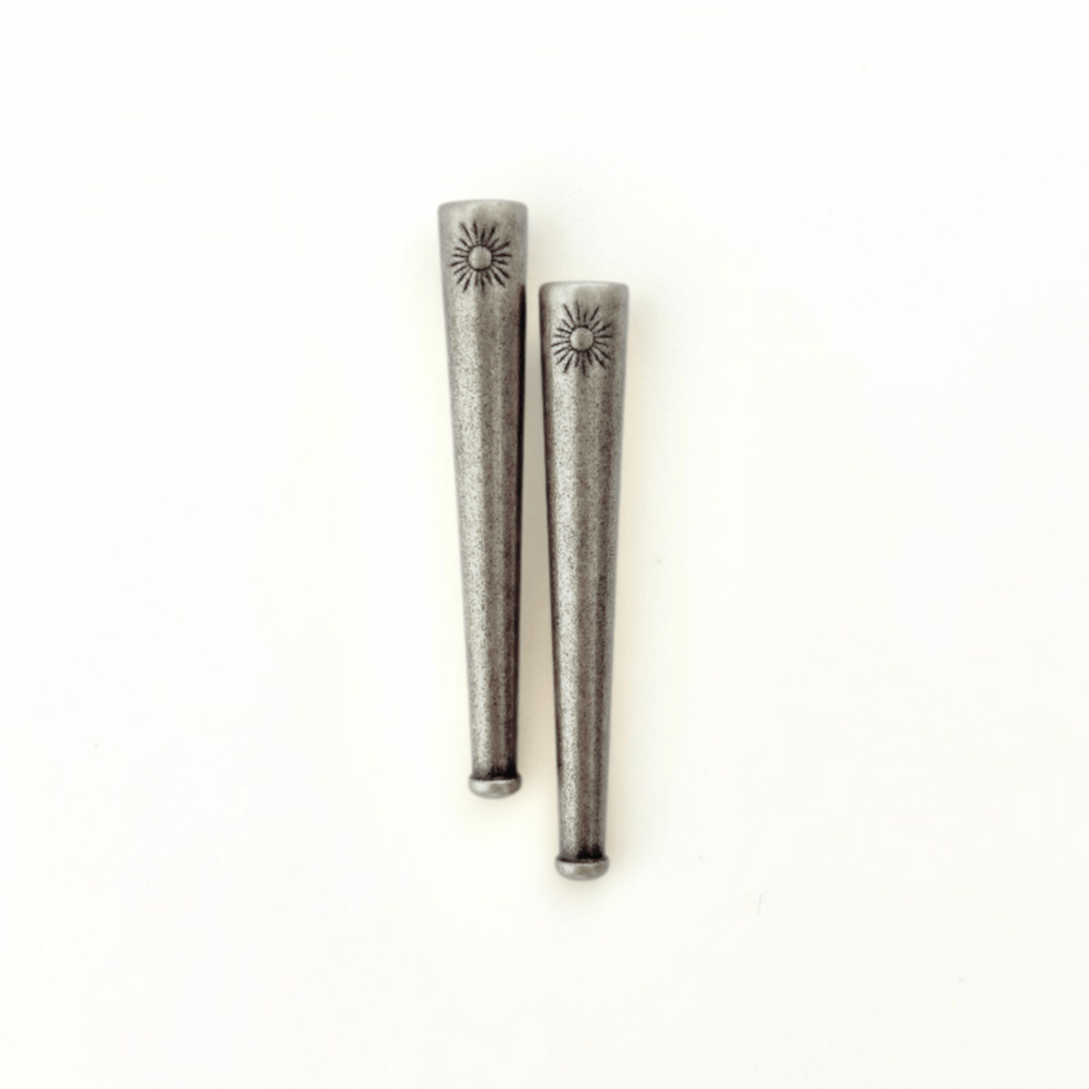 Helio Cord Tips - Sun Motif (4 sets, 8 pieces) - Bolo Supply Co.