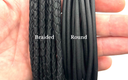 Round Leather Bolo Cord - 4mm