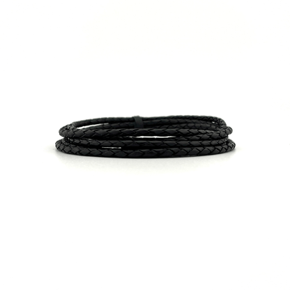 3mm Braided Leather Cord - Bolo Supply Co.