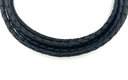 Braided Leather Cord - 4mm