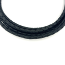 4mm Top Grain Braided Leather Cord