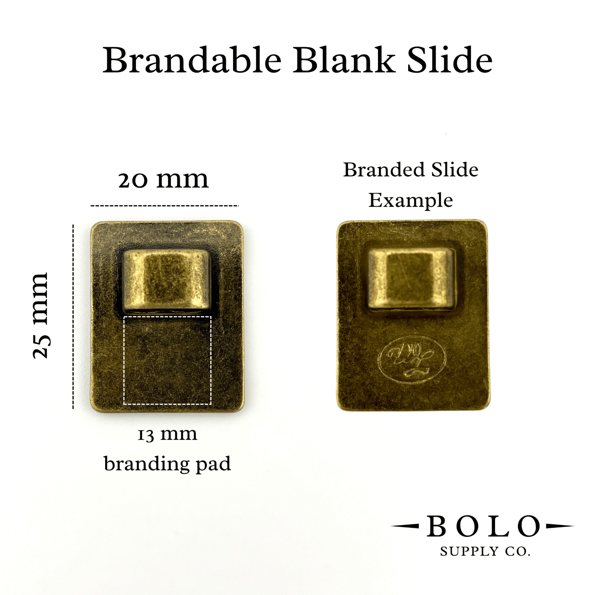 4mm Bolo Tie Slides (4 pieces) - Bolo Supply Co.