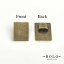 4mm Bolo Tie Slides (4 pieces) - Bolo Supply Co.