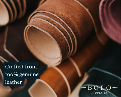 4mm Top Grain Braided Leather Cord - Bolo Supply Co.