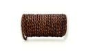 Braided Leather Cord - 4mm
