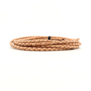 4mm Top Grain Braided Leather Cord