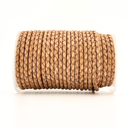 4mm Top Grain Braided Leather Cord