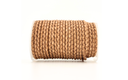 Braided Leather Cord - 4mm
