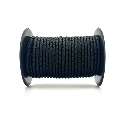 5mm Braided Leather Cord