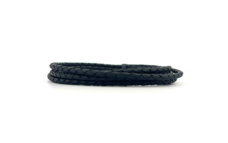 5mm Braided Leather Cord