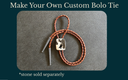 Premium Bolo Tie Kit - Turns Any Flat Object Into a Bolo Tie