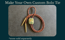 Premium Bolo Tie Kit - Turns Any Flat Object Into a Bolo Tie