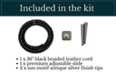 Premium Bolo Tie Kit - Turns Any Flat Object Into a Bolo Tie