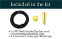 Premium Bolo Tie Kit - Turns Any Flat Object Into a Bolo Tie