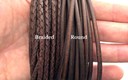 Round Leather Bolo Cord - 4mm