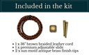 Premium Bolo Tie Kit - Turns Any Flat Object Into a Bolo Tie