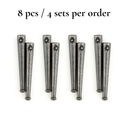 Helio Cord Tips - Sun Motif (4 sets, 8 pieces)