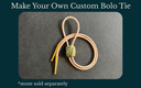 Premium Bolo Tie Kit - Turns Any Flat Object Into a Bolo Tie