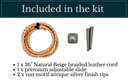 Premium Bolo Tie Kit - Turns Any Flat Object Into a Bolo Tie