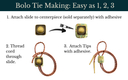 Premium Bolo Tie Kit - Turns Any Flat Object Into a Bolo Tie