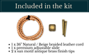 Premium Bolo Tie Kit - Turns Any Flat Object Into a Bolo Tie