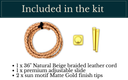 Premium Bolo Tie Kit - Turns Any Flat Object Into a Bolo Tie