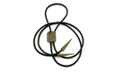 Pike bolo tie aglets with sleek design, enhancing any bolo tie collection, featuring 8 pieces/4 sets.