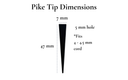 Pike Bolo Tie Cord Tips