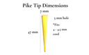Pike Bolo Tie Cord Tips