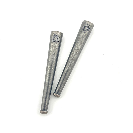 Helio Cord Tips - Sun Motif (4 sets, 8 pieces)