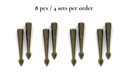 Spade Bolo Tie Tips - 5mm
